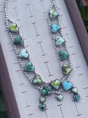 Sterling Silver Sonoran Turquoise/Palomino Turquoise
Necklace